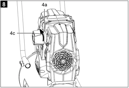 Cleaning the air filter