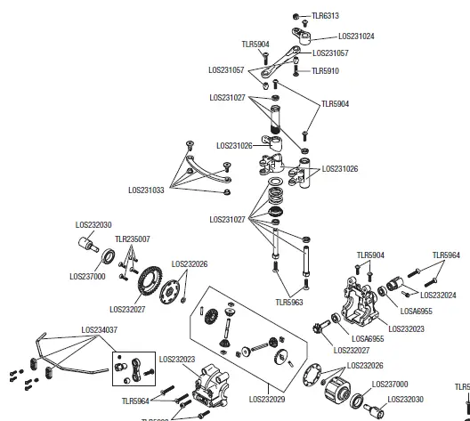 HORIZON-Losi-Tenacity DB Pro 4WD Desert-Bugg- Brushless-RTR-FIG-8