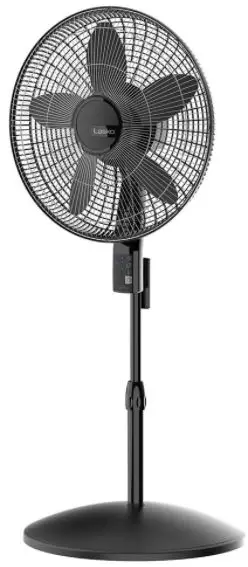 Lasko S18640 18-Inch Adjustable Pedestal Fan with Thermostat and Remote Control