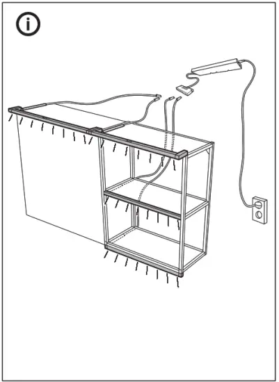 IKEA 504 395 88 SKYDRAG LED Lighting Strip - charger9