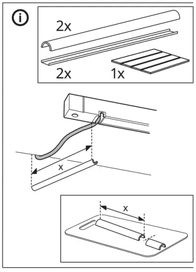 IKEA 504 395 88 SKYDRAG LED Lighting Strip - fig 1236