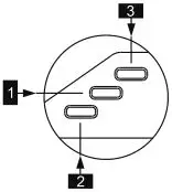Wharfedale Aeroline Vocal Uhf Handheld Wireless Microphone System - Receiver button functions