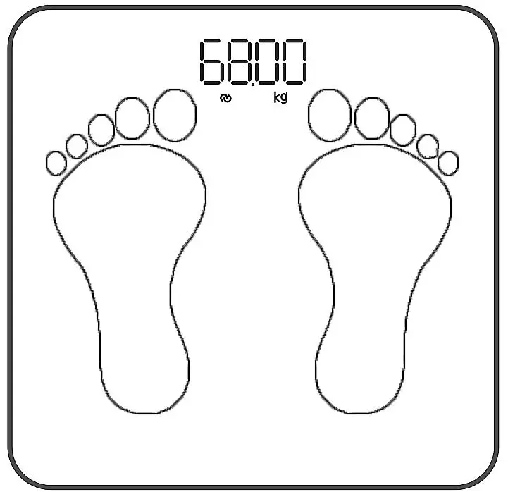 Health Keep CQT100 Smart Body Composition Scale - Measure and generate analysis report