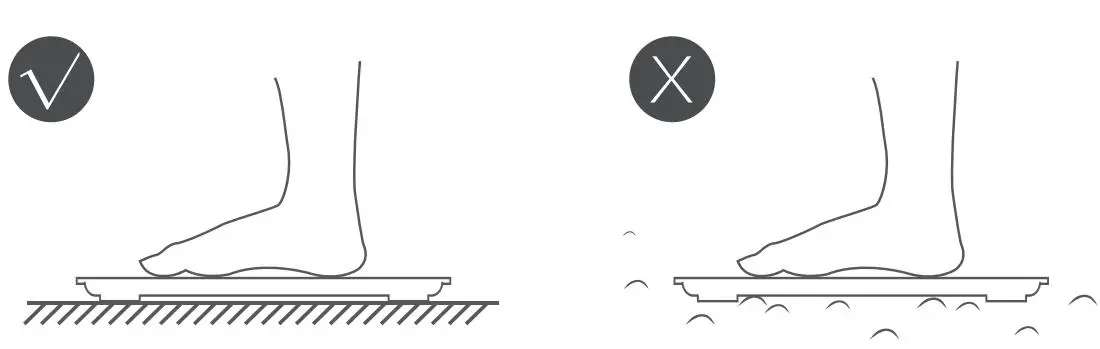 Health Keep CQT100 Smart Body Composition Scale - Measurement Tips