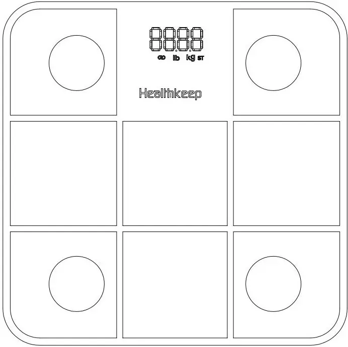 Health Keep CQT100 Smart Body Composition Scale - cover