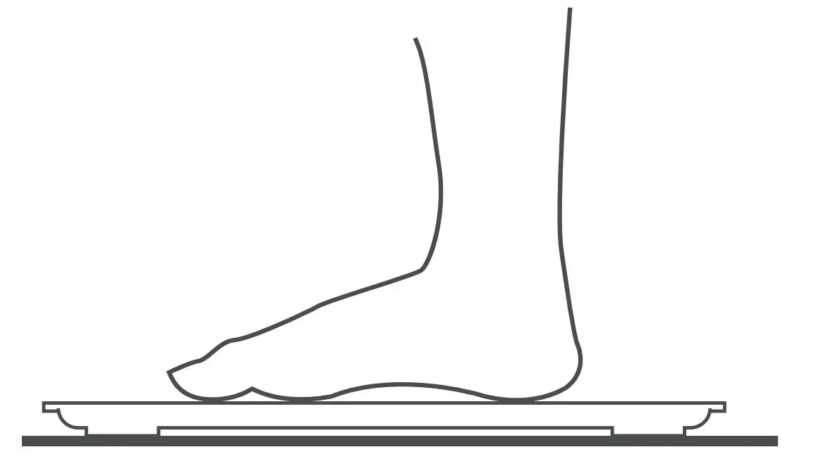 Health Keep CQT100 Smart Body Composition Scale - weighing on the app