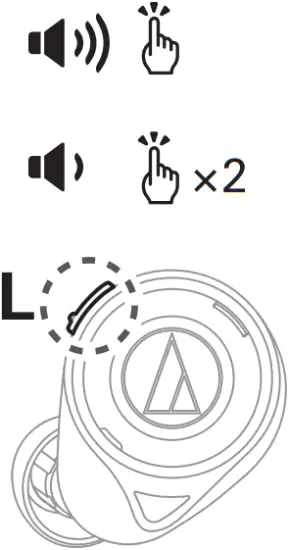 ATH-CKS50TW - Listening to music 1