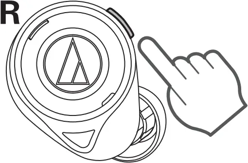 ATH-CKS50TW - Quick hear-through function