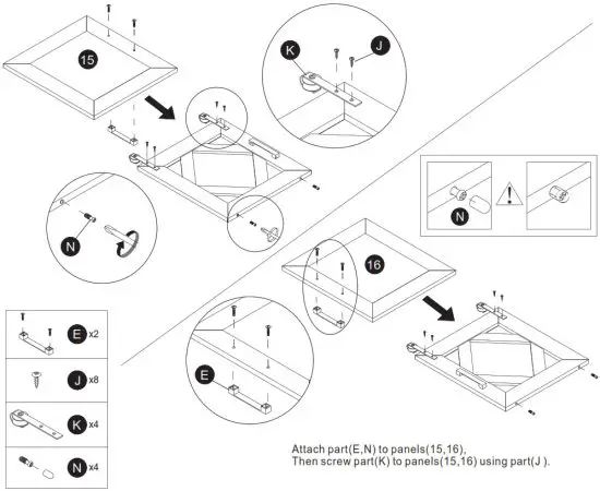 wampat MTS31502 Sliding Barn Door TV Stand for 70 Inch Flat Sc