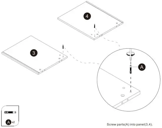 wampat MTS31502 Sliding Barn Door TV Stand for 70 Inch Flat Screen - 70 Inch