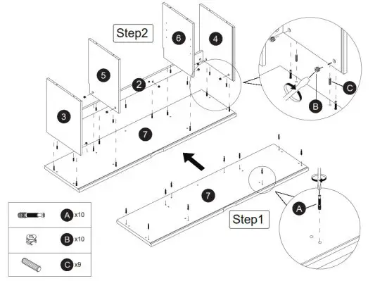 wampat MTS31502 Sliding Barn Door TV Stand for 70 Inch Flat Screen - 70 Inch Flat o