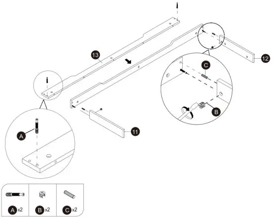 wampat MTS31502 Sliding Barn Door TV Stand for 70 Inch Flat Screen - 70 Inp