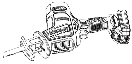 HERCULES HDB79B 12V Brushless Reciprocating Saw