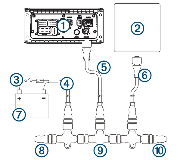FUSION MS RA670 Apollo Marine Entertainment System - Wiring Diagram