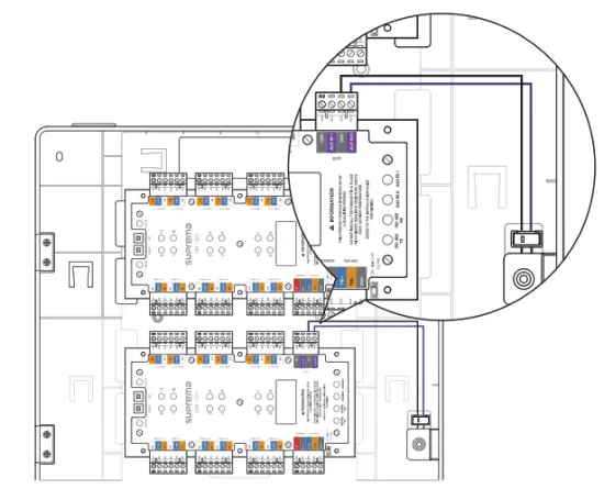 suprema OM-120 Multiple Output Expansion Module - Tamper