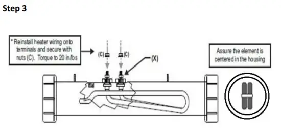 Chiltrix V18 B Air to Water Heat Pump Backup Heater - Installation12