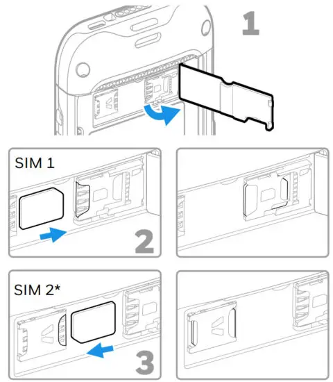 Honeywell CT45 CT45 XP Series Rugged Handheld Computers - INSTALL SIM Card