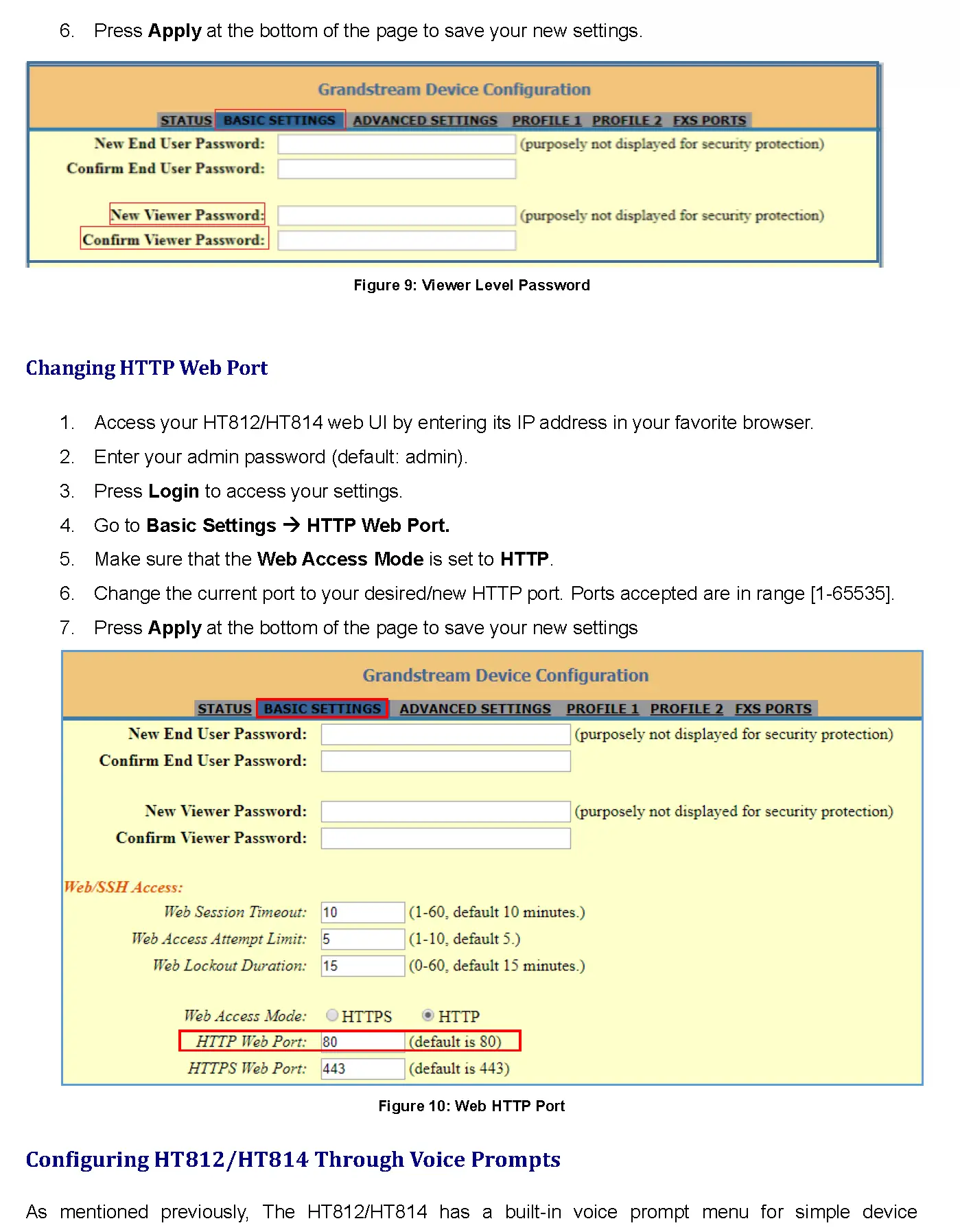 Changing Admin Level Password