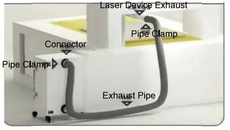 omtech LSP XL30 US Fume Extractor - MACHINE INSTALLATION 2