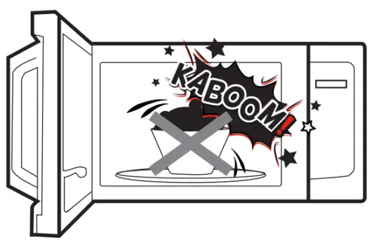 TOSHIBA ML EM45PIT Microwave Solo Oven - PRECAUTIONS TO AVOID