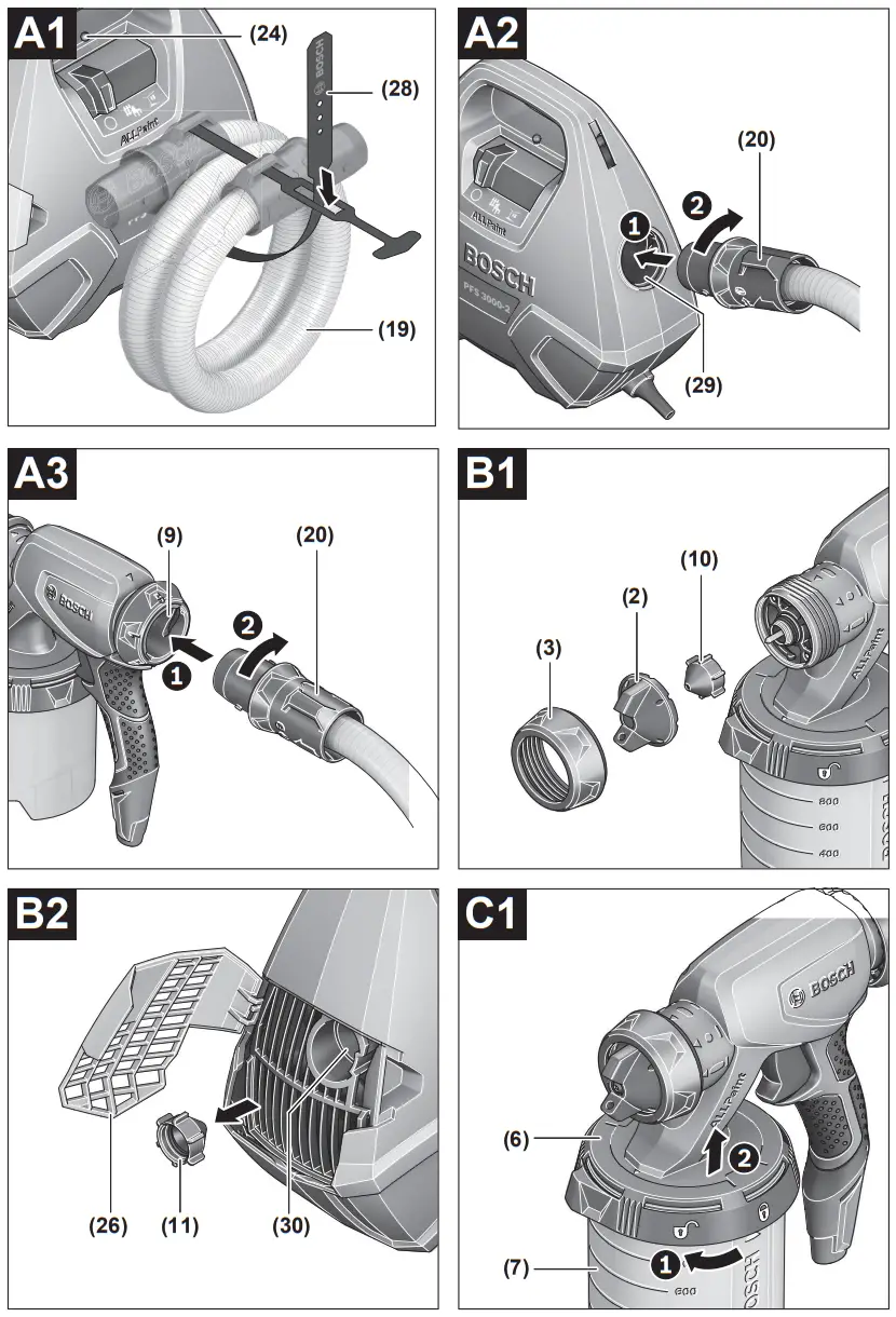 BOSCH PFS 3000 2 Paint Spray System - Fig 2