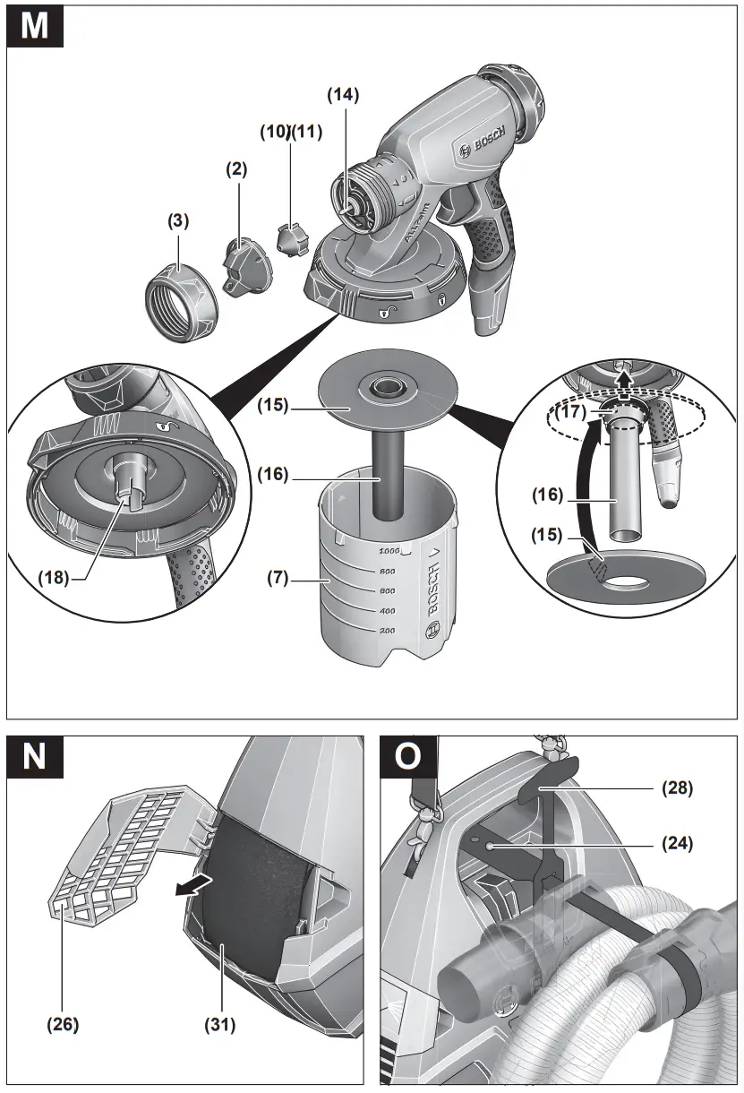 BOSCH PFS 3000 2 Paint Spray System - Fig 5