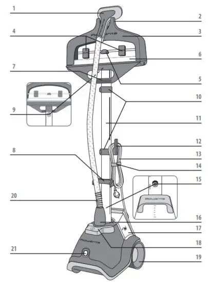 Rowenta IS6300 Master Valet Garment Steamer - fig 1