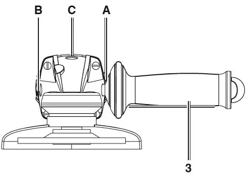 Einhell TE-AG 18-115 Li Cordless Angle Grinder 4
