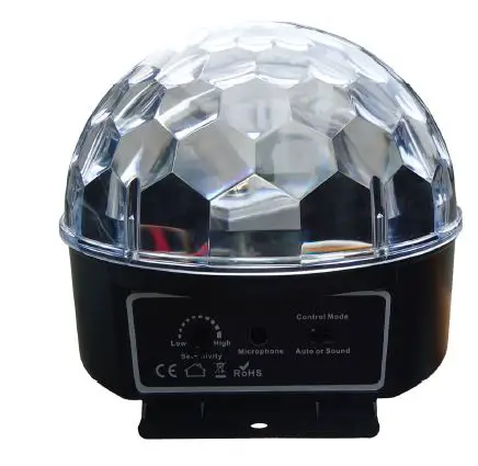beamZ 153.215 Mini Star Ball Sound RGBWA LED 6x3W
