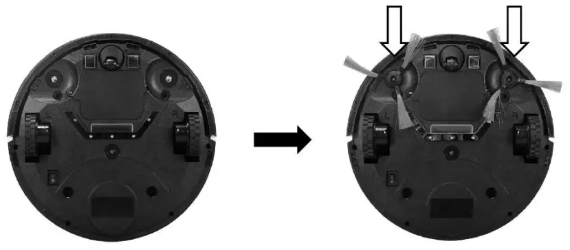 KALORIK RVC 47730 BK Home Smart Robot Vacuum Pro with Ionic Pure Air Technology - ASSEMBLY