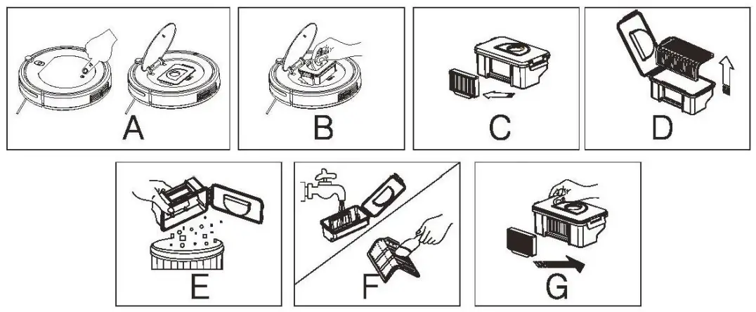 KALORIK RVC 47730 BK Home Smart Robot Vacuum Pro with Ionic Pure Air Technology - effectiveness