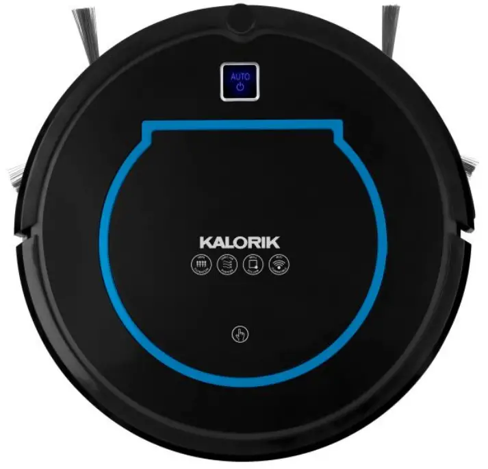 KALORIK RVC 47730 BK Home Smart Robot Vacuum Pro with Ionic Pure Air Technology