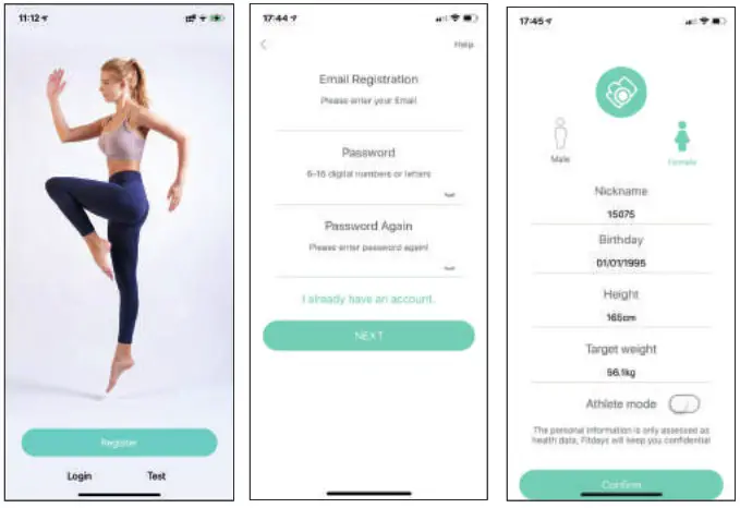 SILVERGEAR 866380 Smart Scale with Body Analysis App - How to use fidays 1