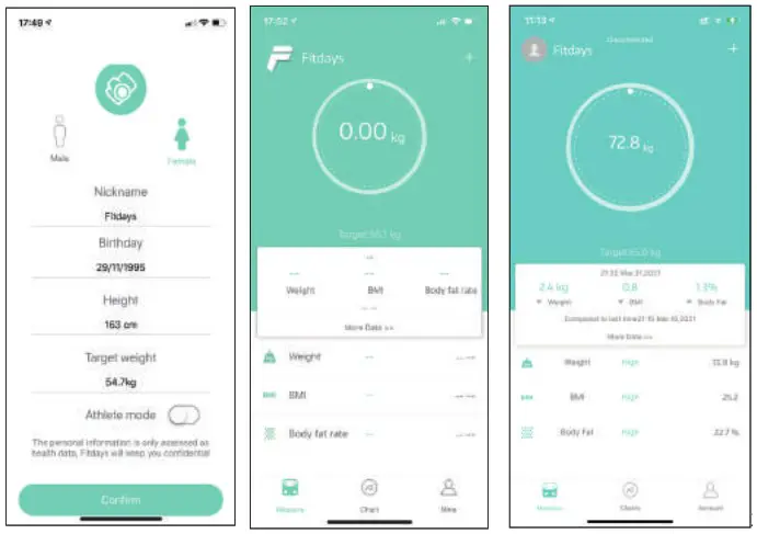 SILVERGEAR 866380 Smart Scale with Body Analysis App - How to use fidays 2