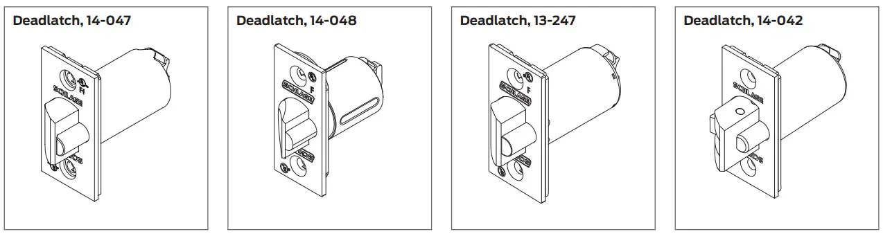 allegion NDE80 NDE Networked Wireless Lock - FIG 17