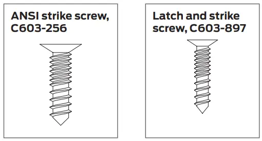 allegion NDE80 NDE Networked Wireless Lock - FIG 21