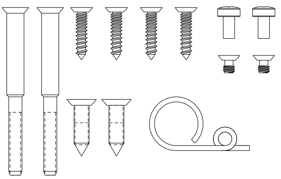 allegion NDE80 NDE Networked Wireless Lock - FIG 22