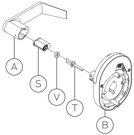 allegion NDE80 NDE Networked Wireless Lock - FIG 3
