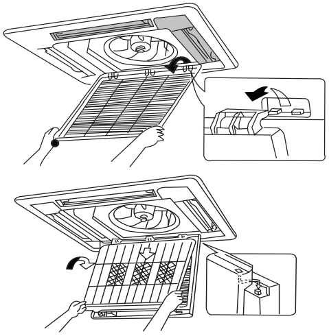 GREE Ceiling Cassette -Disassemble