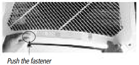 GREE Ceiling Cassette -Push the fastener