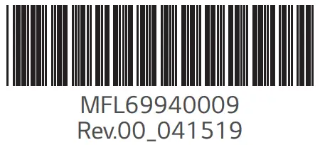 LG I18CFH Air Conditioner - bar