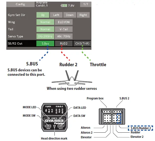 Futaba GYA553 Fixed-Wing 6-Axis Gyroscope-FIG12