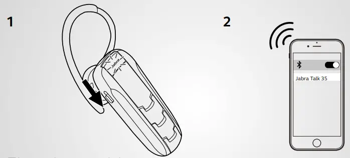 Jabra Talk 35 - First time pairing