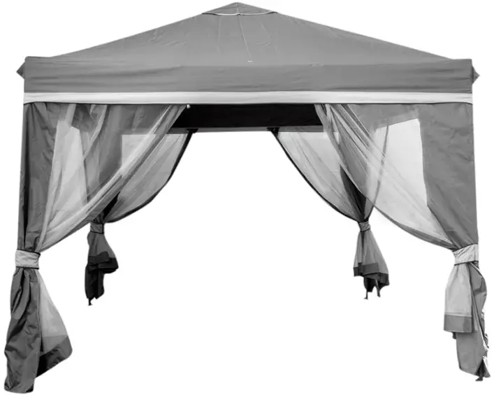 TDC USA INC 21951 10x10 Foot Portable Gazebo with Netting
