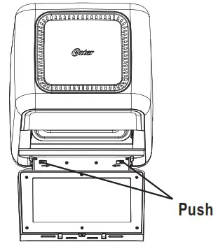 Oster CKSTAFOV3 Super Air Fryer Oven - Remove Door