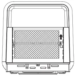 Oster CKSTAFOV3 Super Air Fryer Oven -Rotisserie Holder.