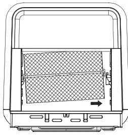 Oster CKSTAFOV3 Super Air Fryer Oven - slide out