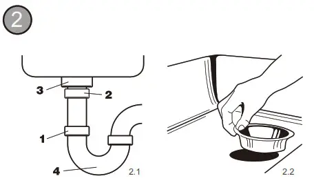 Hissun Food Waste Disposer - Dimensions 1