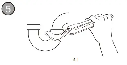 Hissun Food Waste Disposer -waste pipe
