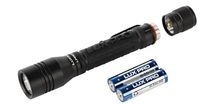 LUXPRO LP290V3 High-Output Everyday Pocket Light User Manual - Battery Replacement